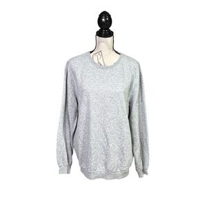 H&M L Oversized Minimalist Crew Neck Sweatshirt